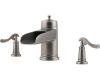 Pfister T49-YP1E Ashfield Rustic Pewter 8-15" Widespread Bath Faucet with Pop-Up & Lever Handles