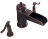 Pfister T49-YP1Y Ashfield Tuscan Bronze 8-15" Widespread Bath Faucet with Pop-Up & Lever Handles