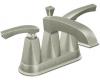 ShowHouse by Moen Divine CAS452BN Brushed Nickel Two-Handle Bathroom Faucet