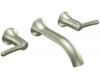 ShowHouse by Moen Fina CATS41706BN Brushed Nickel Two-Handle Bathroom Faucet