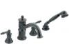 ShowHouse by Moen Waterhill S213WR Wrought Iron Roman Tub Faucet with Hand Shower & Lever Handles