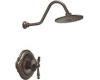 ShowHouse by Moen Waterhill S313ORB Oil Rubbed Bronze Moentrol Pressure Balance Trim Kit with Lever Handle