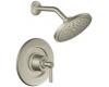 ShowHouse by Moen Solace S372BN Brushed Nickel Posi-Temp Pressure Balancing Shower with Lever Handles