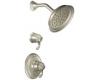 ShowHouse by Moen Savvy S396BN Brushed Nickel ExactTemp Shower Faucet with Lever Handles