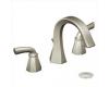 ShowHouse by Moen Felicity S448BN Brushed Nickel 8-16" Widespread Faucet with Pop-Up & Lever Handles
