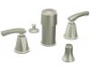 ShowHouse by Moen Divine S455HN Hammered Nickel 6-16" Bidet Faucet with Lever Handles