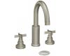 ShowHouse by Moen Solace S4714BN Brushed Nickel Widespread Faucet with Lever Handles & Pop-Up