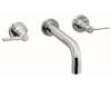 ShowHouse by Moen Solace S476 Chrome Wall Mount Vessel with Lever Handles