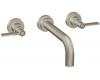 ShowHouse by Moen Solace S476BN Brushed Nickel Wall Mount Vessel with Lever Handles