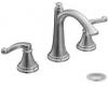 ShowHouse by Moen Savvy S498 Chrome 8-16" Widespread Faucet with Pop-Up & Lever Handles