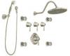 ShowHouse by Moen Waterhill S516BN Brushed Nickel ExactTemp 3/4" Vertical Spa Set