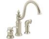 ShowHouse by Moen Waterhill S711SL Stainless Steel Single Lever Kitchen Faucet with Side Spray