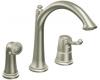 ShowHouse by Moen Savvy S791SL Stainless Steel Single Lever Kitchen Faucet with Side Spray