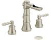 ShowHouse by Moen Bamboo S881BN Brushed Nickel 8-16" Widespread Faucet with Pop-Up & Lever Handles