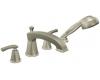 ShowHouse by Moen Divine TS254BN Brushed Nickel Roman Tub Faucet with Hand Shower & Lever Handles
