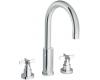 ShowHouse by Moen Solace TS271 Chrome Roman Tub Faucet with Cross Handles