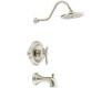 ShowHouse by Moen Waterhill TS315BN Brushed Nickel Moentrol Pressure Balancing Tub & Shower with Lever Handle