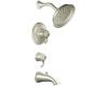 ShowHouse by Moen Savvy TS398BN Brushed Nickel ExactTemp Tub & Shower Faucet with Lever Handles