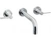 ShowHouse by Moen Solace TS476 Chrome Wall Mount Vessel with Lever Handles