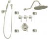 ShowHouse by Moen Waterhill TS516BN Brushed Nickel ExactTemp 3/4" Vertical Spa Set
