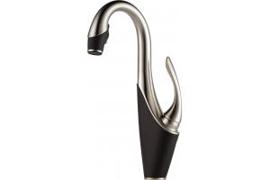 Brizo 63955LF-SSCO Vuelo Cocoa Bronze/Stainless Steel Single Handle Bar/Prep Faucet