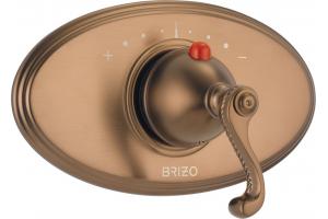 Brizo T66410-BZ Total Escape Brilliance Brushed Bronze Rope Lever Thermostatic Valve Trim