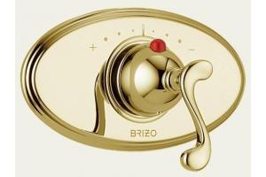 Brizo T66470-BB Total Escape Brilliance Brass Metal Lever Thermostatic Valve Trim