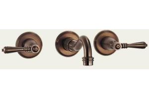 Brizo 6537708-BZ Tresa Brilliance Brushed Bronze Two Handle Wall Mount Bath Faucet