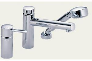 Brizo 6714815-PC Quiessence Chrome Roman Tub Faucet with Hand Shower