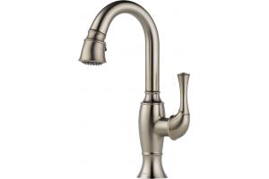 Brizo 63903LF-SS Talo Brilliance Stainless Single Handle Pull-Down Bar/Prep Faucet