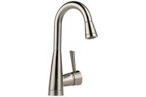 Brizo 63970LF-SS Venuto Brilliance Stainless Single Handle Pull-Down Bar/Prep Faucet
