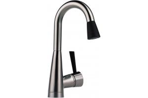 Brizo 63970LF-SSST Venuto Brilliance Stainless Single Handle Soft Touch Pull-Down Bar/Prep Faucet