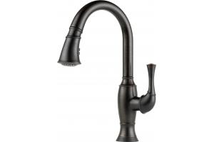 Brizo 64003LF-RB Talo Venetian Bronze Single Handle Pull-Down Kitchen Faucet