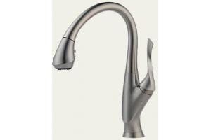 Brizo Belo 63052-SS Brilliance Stainless Kitchen Pull Down Faucet