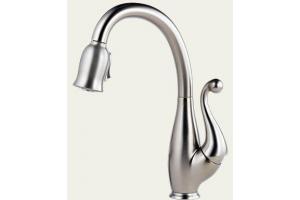 Brizo 63500-SS Floriano Brilliance Stainless Single Handle Kitchen Pull Down Faucet