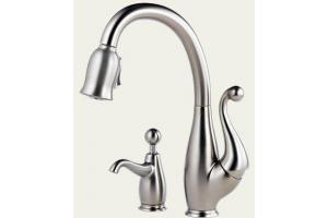 Brizo Floriano 63500-SSSD Brilliance Stainless Single Handle Kitchen Pull Down Faucet