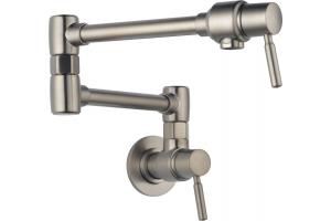 Brizo 62820LF-SS Potfillers Brilliance Stainless Wall Mount Pot Filler