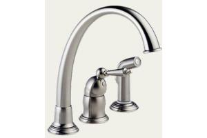 Brizo 61201-SS136 Providence Classic Brilliance Stainless Single Handle Kitchen Faucet