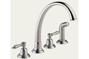 Brizo 62201-SSLHP Providence Classic Brilliance Stainless Two Handle Kitchen Faucet