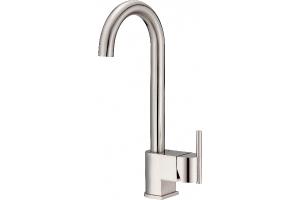 Danze D151542SS Como Stainless Steel Single Side Mount Handle Bar Faucet