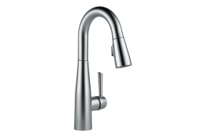 Delta 9913-AR-DST Essa Arctic Stainless Single Handle Pull-Down Bar / Prep Faucet