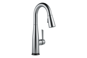 Delta 9913T-AR-DST Essa Arctic Stainless Single Handle Pull-Down Bar / Prep Faucet with Touch2O Technology