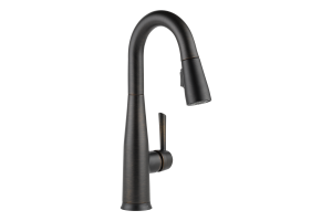 Delta 9913T-RB-DST Essa Venetian Bronze Single Handle Pull-Down Bar / Prep Faucet with Touch2O Technology
