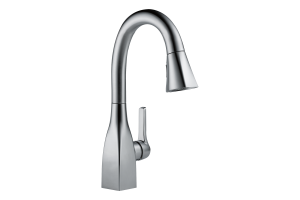 Delta 9983-AR-DST Mateo Arctic Stainless Single Handle Pull-Down Bar / Prep Faucet