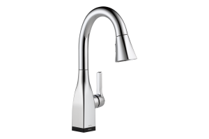 Delta 9983T-DST Mateo Chrome Single Handle Pull-Down Bar / Prep Faucet with Touch2O Technology