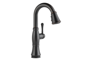 Delta 9997T-RB-DST Cassidy Venetian Bronze Single Handle Pull-Down Bar/Prep Faucet With Touch2O Technology