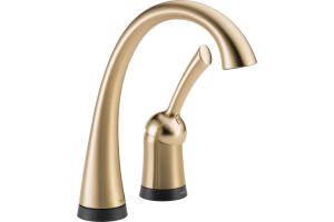 Delta 1980T-CZ-DST Pilar Champagne Bronze Single Handle Bar/Prep Faucet With Touch2O Technology
