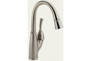 Delta Allora 999-SS Brilliance Stainless Single Handle Bar/Prep Faucet
