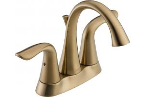 Delta 2538LF-CZMPU Lahara Champagne Bronze Two Handle Centerset Lavatory Faucet