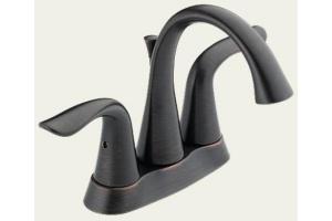 Delta 2538-RB Lahara Venetian Bronze Two Handle Centerset Lavatory Faucet